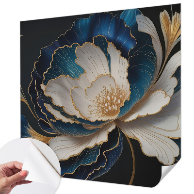 Samolepiaca fototapeta do obývačky Kvetinový vzor