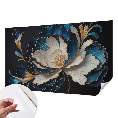 Samolepiaca fototapeta do obývačky Kvetinový vzor