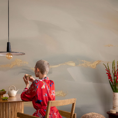 Samolepiaca fototapeta do spálne Jemné pruhy