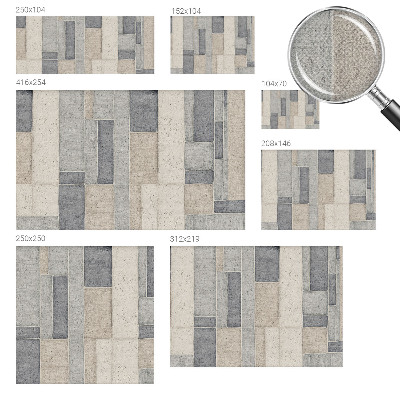 Samolepiaca fototapeta do detskej izby Geometrická mozaika