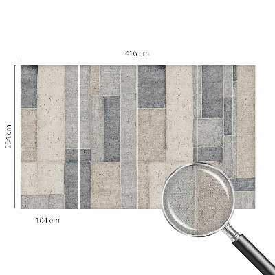 Samolepiaca fototapeta do detskej izby Geometrická mozaika