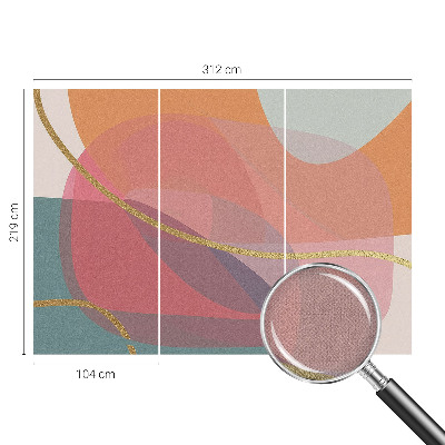 3D fototapeta Farebné tvary