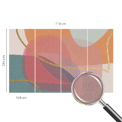 3D fototapeta Farebné tvary