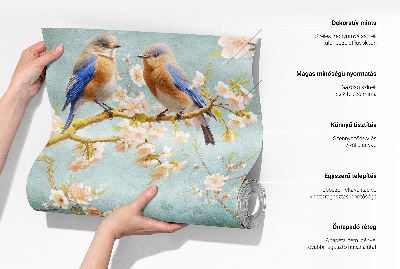 3D tapeta Kvety listy