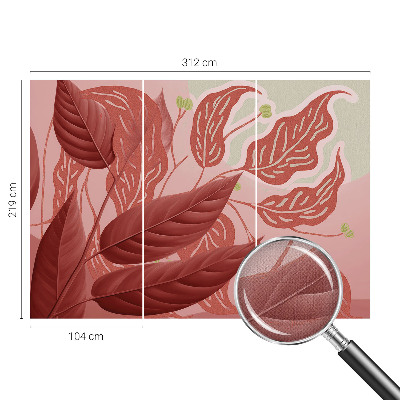 Detská fototapeta Organické listy