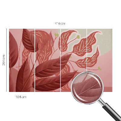 Detská fototapeta Organické listy