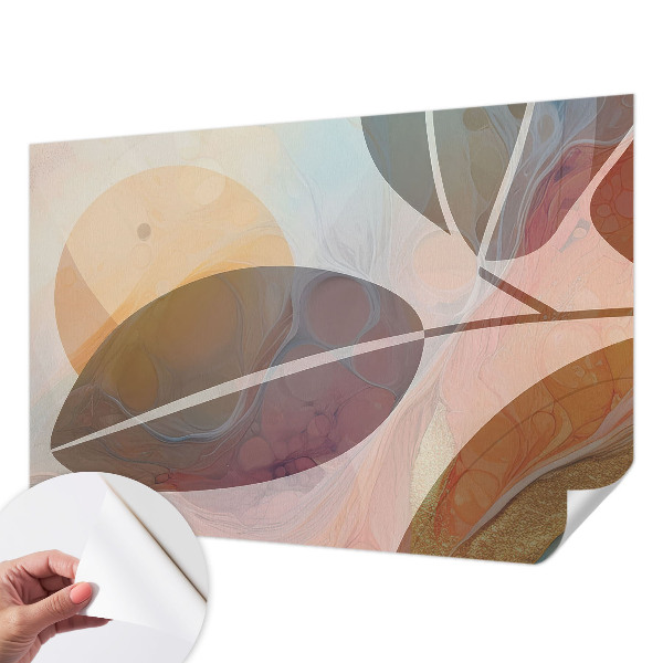 Fotografická tapeta do detskej izby Harmonické listy