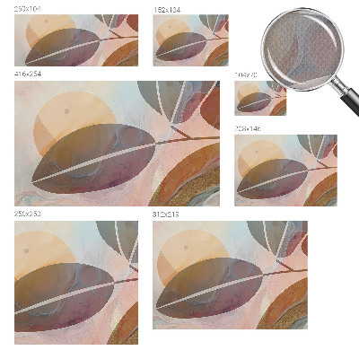 Fotografická tapeta do detskej izby Harmonické listy