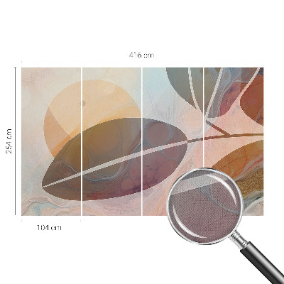 Fotografická tapeta do detskej izby Harmonické listy