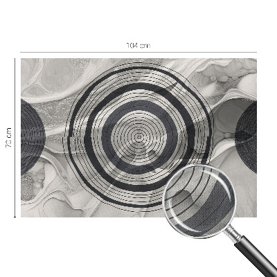 Tapeta do detskej izby Kruhy sivej