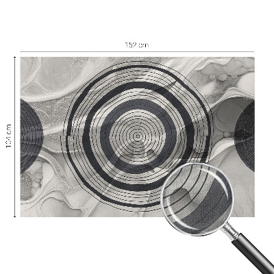 Tapeta do detskej izby Kruhy sivej