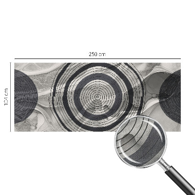 Tapeta do detskej izby Kruhy sivej