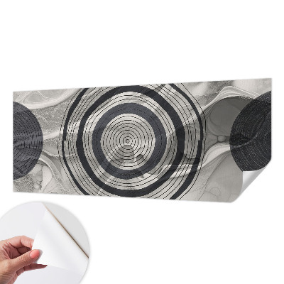 Tapeta do detskej izby Kruhy sivej