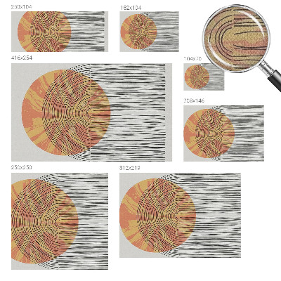 Moderná tapeta na stenu Kruh s čiarami