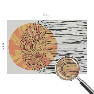 Moderná tapeta na stenu Kruh s čiarami