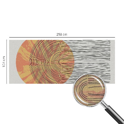 Moderná tapeta na stenu Kruh s čiarami