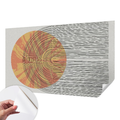 Moderná tapeta na stenu Kruh s čiarami