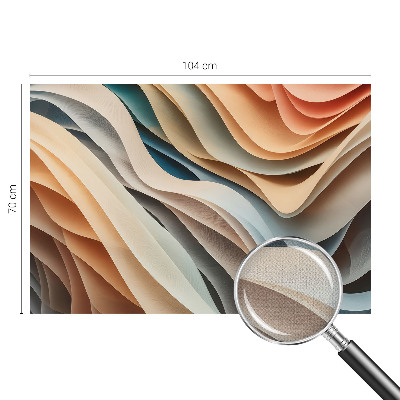 Samolepiaca fototapeta do obývačky Vlnité tvary