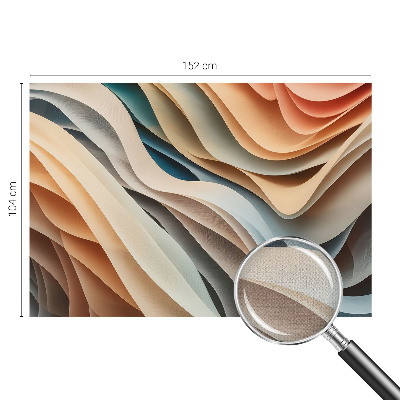 Samolepiaca fototapeta do obývačky Vlnité tvary