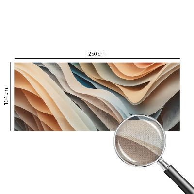 Samolepiaca fototapeta do obývačky Vlnité tvary