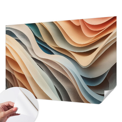 Samolepiaca fototapeta do obývačky Vlnité tvary