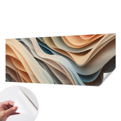 Samolepiaca fototapeta do obývačky Vlnité tvary