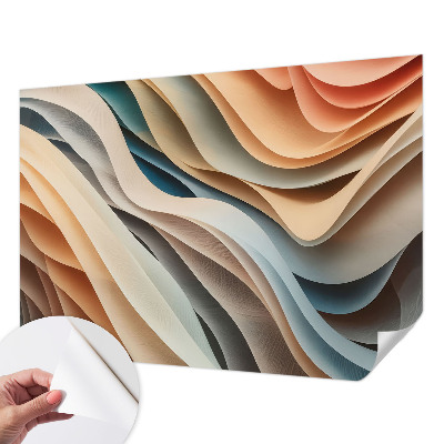 Samolepiaca fototapeta do obývačky Vlnité tvary