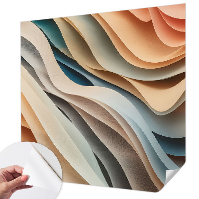 Samolepiaca fototapeta do obývačky Vlnité tvary