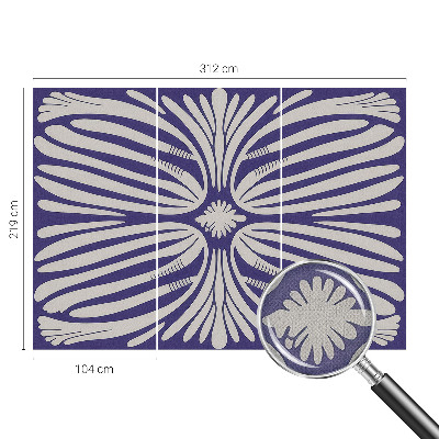 3D fototapeta Kvetinová symetria