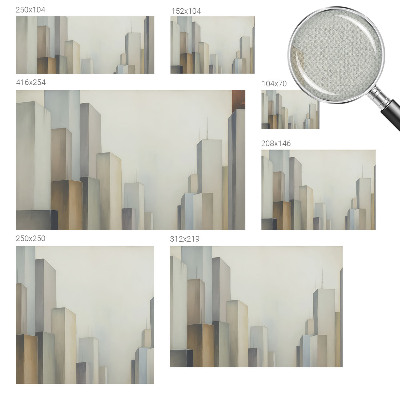 Samolepiaca fototapeta do spálne Mestské mrakodrapy