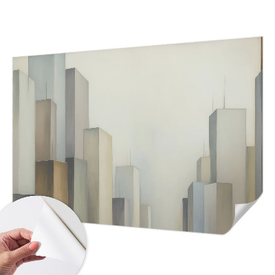 Samolepiaca fototapeta do spálne Mestské mrakodrapy