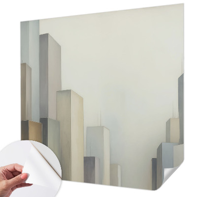 Samolepiaca fototapeta do spálne Mestské mrakodrapy
