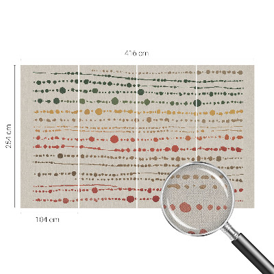 Detská fototapeta na stenu Farebné bodky