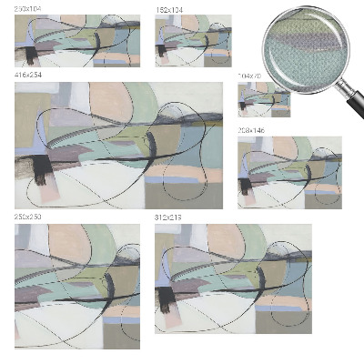 Fotografická tapeta do detskej izby Pastelové čiary