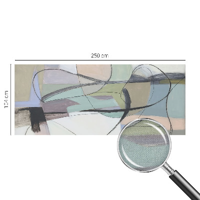 Fotografická tapeta do detskej izby Pastelové čiary