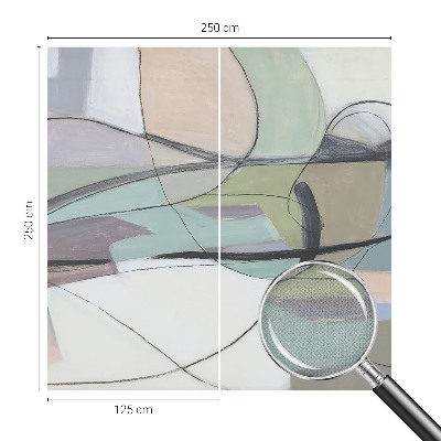 Fotografická tapeta do detskej izby Pastelové čiary