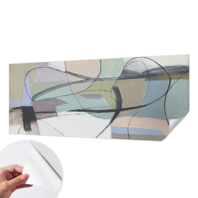 Fotografická tapeta do detskej izby Pastelové čiary