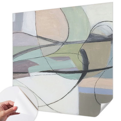 Fotografická tapeta do detskej izby Pastelové čiary