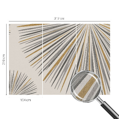 Tapeta do detskej izby Geometrické vejáre