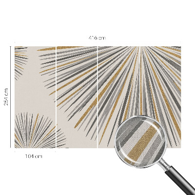 Tapeta do detskej izby Geometrické vejáre