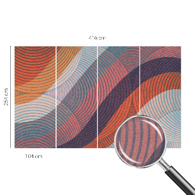 Fototapeta pre chlapca Farebné vlny