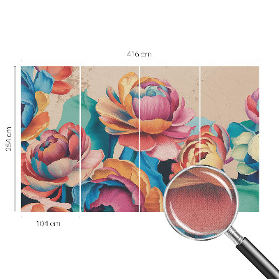 Tapety na stenu samolepiace Kvetinová harmónia