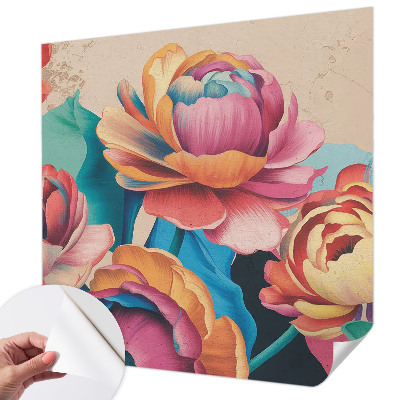 Tapety na stenu samolepiace Kvetinová harmónia