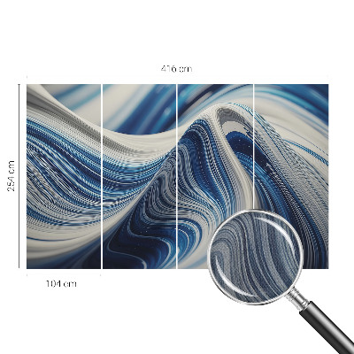 Samolepiaca fototapeta do obývačky Harmonická abstrakcia