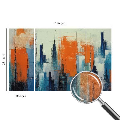 Fotografická tapeta samolepiaca Abstraktné mesto