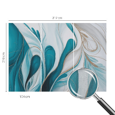 3D fototapeta Tekuté vzory