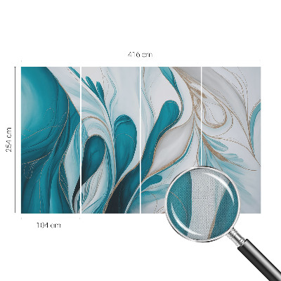 3D fototapeta Tekuté vzory