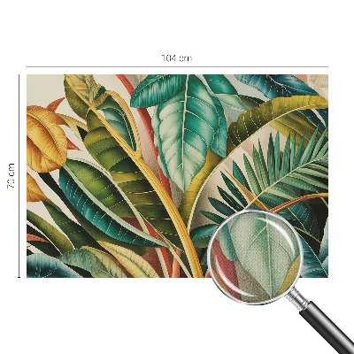 3D tapeta na stenu Exotické listy