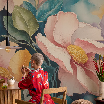 Detská fototapeta na stenu Kvetinová elegancia