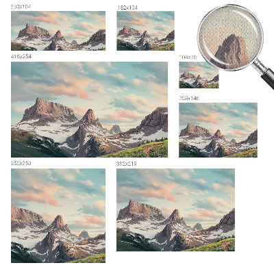 Detská fototapeta Horská panoráma